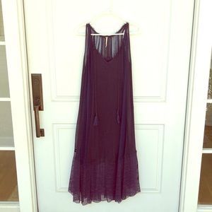 Boho Free People dress purple/blue XS